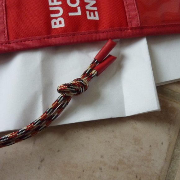 Burberry Logo Printed Cardholder Tag w/ Strap $220 - Picture 9 of 10